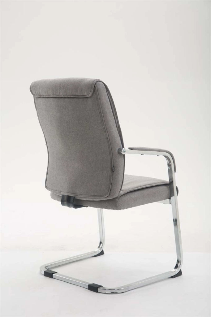 Sedia Anubis XXL in tessuto grigio