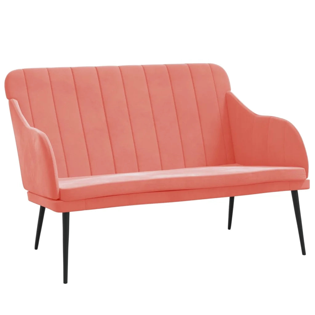 Panca Rosa 110x76x80 cm in Velluto CFW9131864