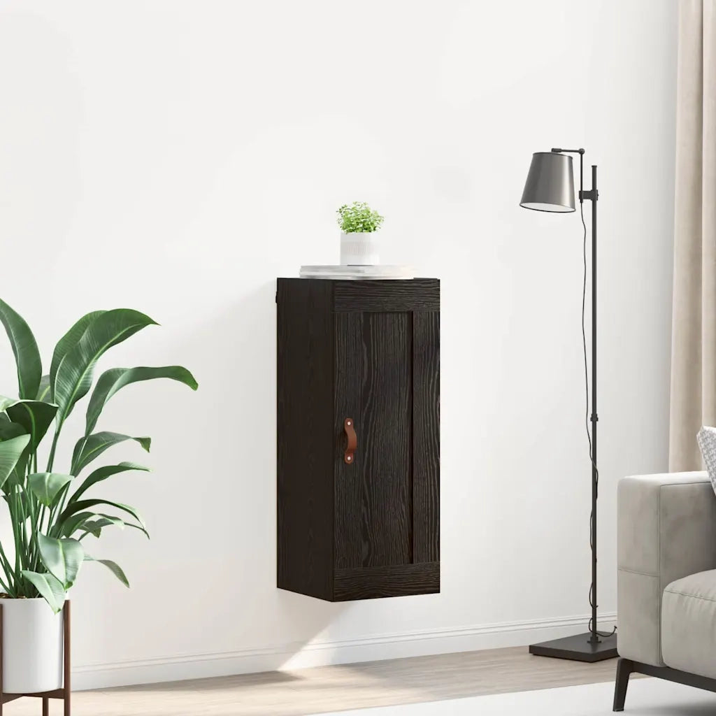 Pensile Rovere Nero 34,5 x 34 x 90 cm Legno ingegnerizzato 882435