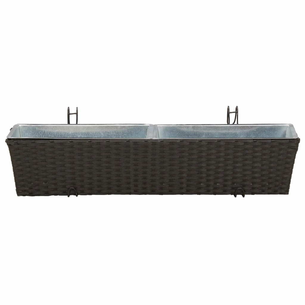 Ringhiera 2 pz 80 x 17 x 17 cm Metallo CFW4042379