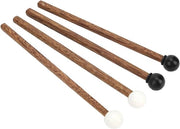 Mazzoli a Tong in Acciaio con Testa in Gomma - Set da 4 - 16,5 cm