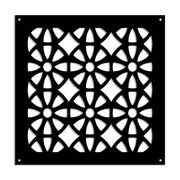 WHEELS - Pannello in PVC traforato - Parasole Colore: nero, Misura: 73x73 cm