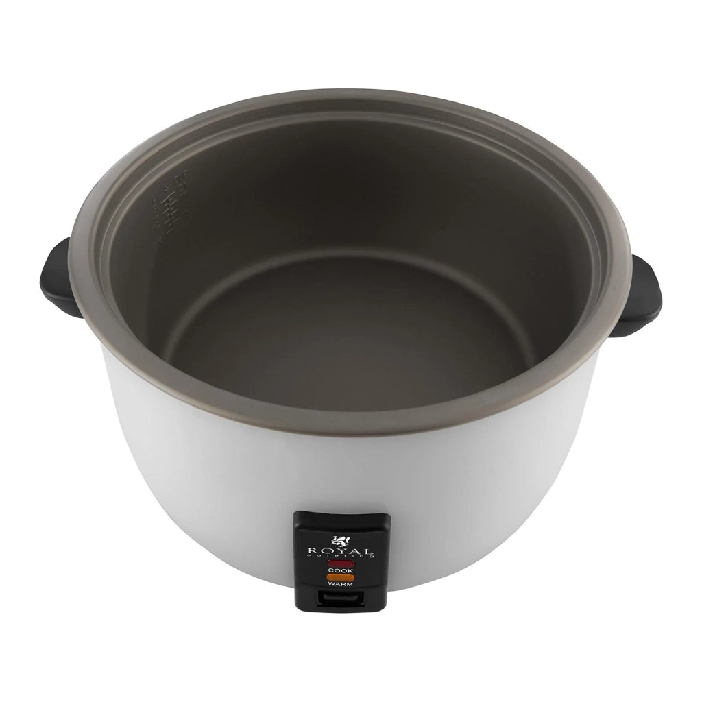 Risottiera 2950 watt capacità 23 litri pentola in acciaio inox con manico in plastica include misurino e cucchiaio per riso 14_0003945