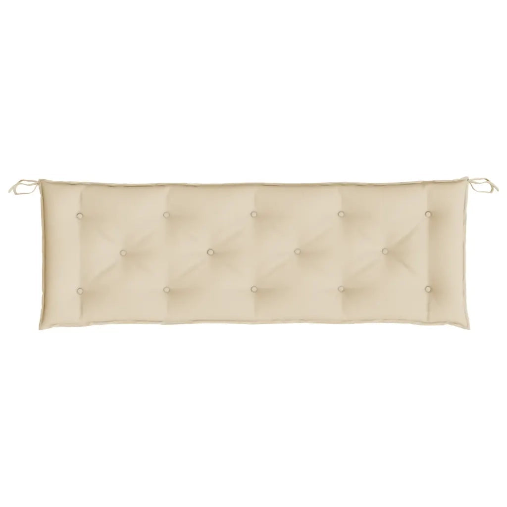 Cuscini Panca da Giardino 2pz Beige 150x50x7 cm Tessuto Oxford 361700
