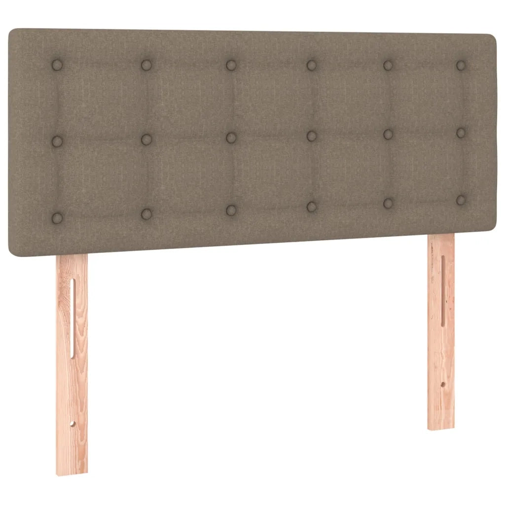 Giroletto a Molle con Materasso Tortora 90x190 cm in Tessuto