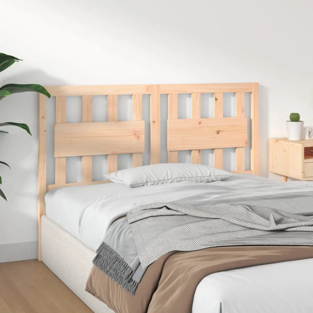 Testiera per Letto 140,5x4x100 cm in Legno Massello di Pino cod mxl 62165