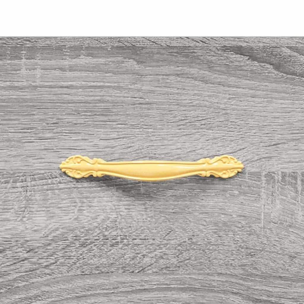 Comodino Grigio Sonoma 40x35x47,5 cm in Legno Multistrato 827272