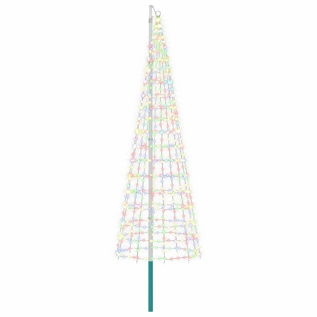 Luci per albero di Natale con picchetti e asta per bandiera 3468890