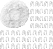 Doppi di cottura elasticizzati - impermeabili - 50 pezzi - bianchi - materiale non tessuto