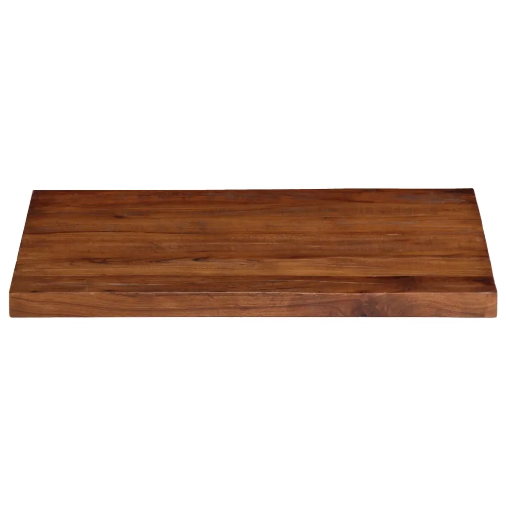 Piano Tavolo 80x60x2,5 cm Rettangolare in Massello di Recupero 371197