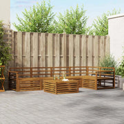 Set di divani da esterno 6 pcs Naturale