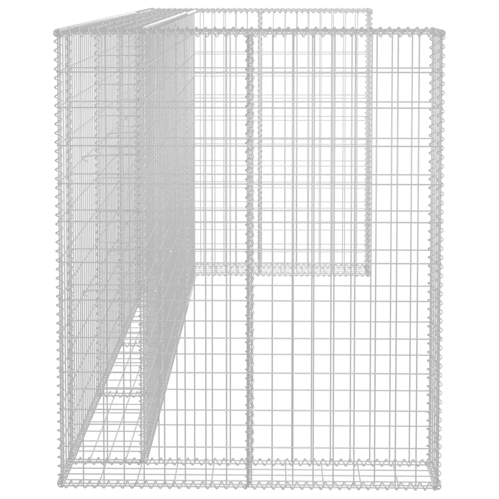 Gabbione per Bidoni in Acciaio Zincato 320x100x120 cm CFW4134250