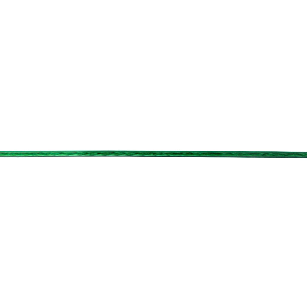 Fune per biancheria Ã˜ 3 mm. plastificato verde con inserti acciaio 150 mt.