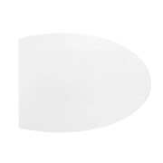 SEDILE WC IN TERMOINDURENTE DISEGNO CERAMICA OVO FORMA 4- Bianco - Soft Close- CW- pezzi 1