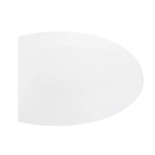 SEDILE WC IN TERMOINDURENTE DISEGNO CERAMICA OVO FORMA 4- Bianco - Soft Close- CW- pezzi 1