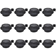 Lampade Solari da Esterno per Recinzioni 12 pz LED Nerocod mxl 117703