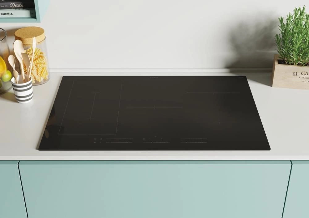 Candy CIES55MCTT-1 Comfort Piano cottura a induzione 77 cm 5 zone Booster Touch colore Nero