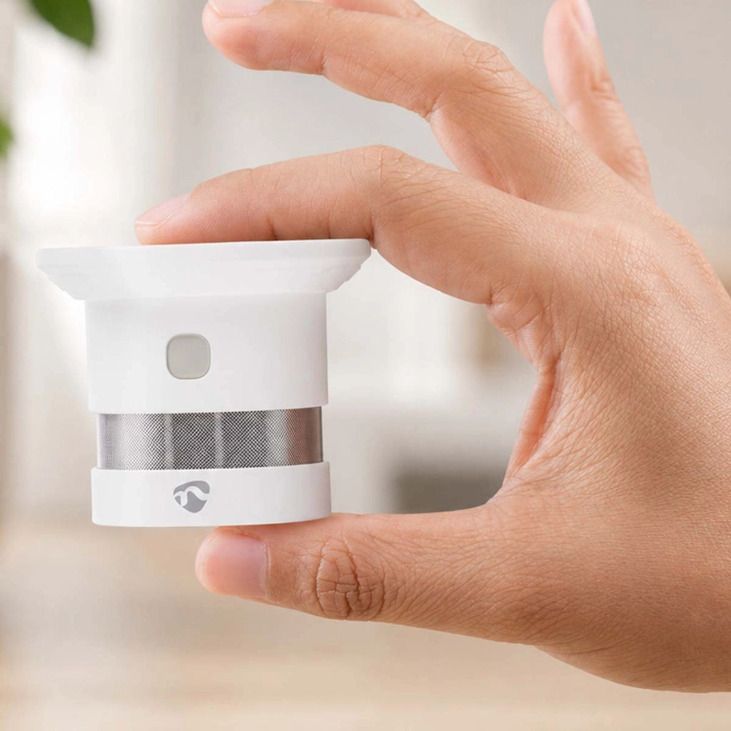 Rilevatore di Fumo con Allarme da 85 dB e Tecnologia Zigbee Bianco Nedis