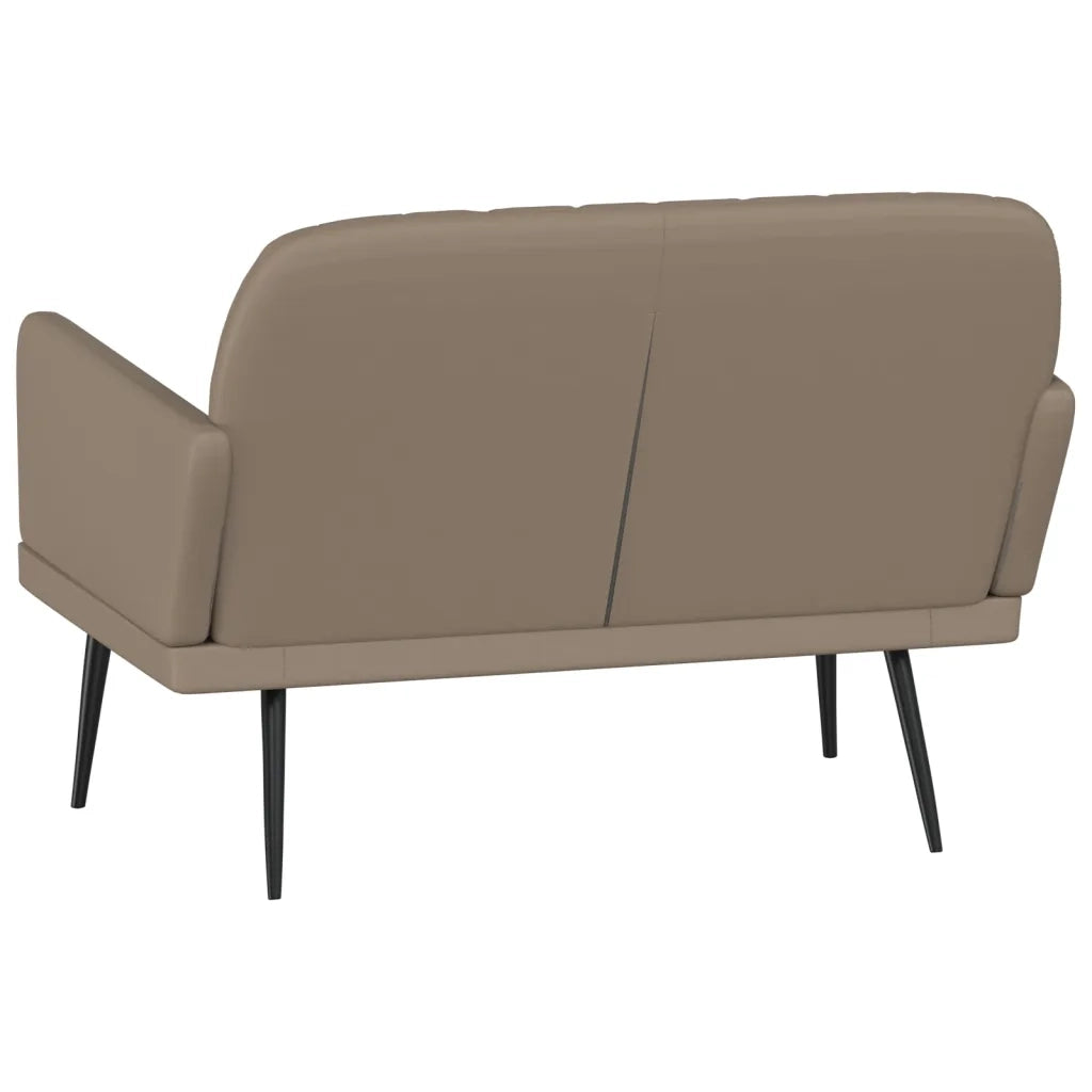 vidaXL Panca Cappuccino 107x80x81 cm in Similpelle
