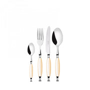 COUNTRY Ghiera Cromata, Posate Set 24 Pz, Scatola Wengè, Casa