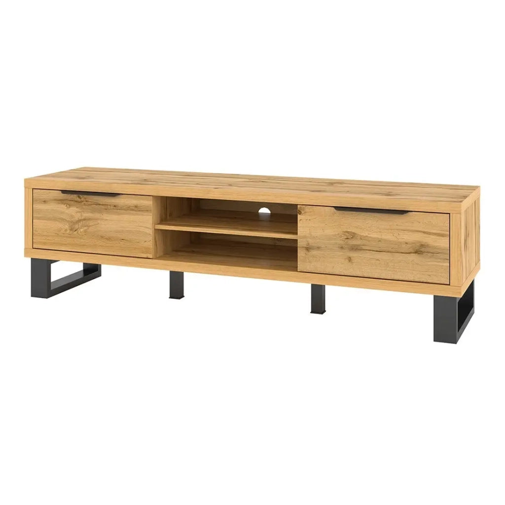 Mobile TV XL 180cm collezione MILO. Colore quercia. Stile design.