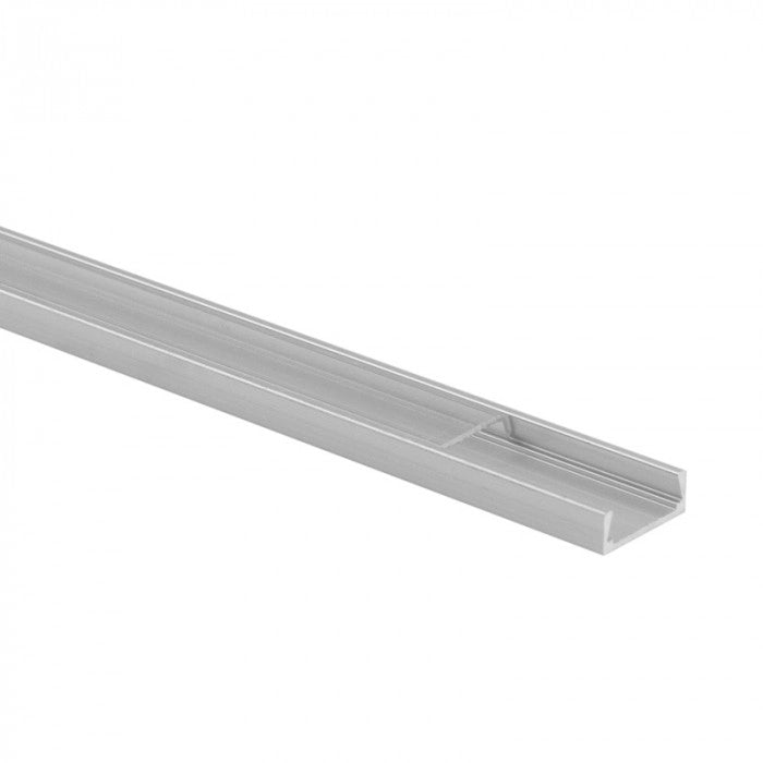 Profilo LED N01 a superficie anodizzato con diffusore 1m Ecolight