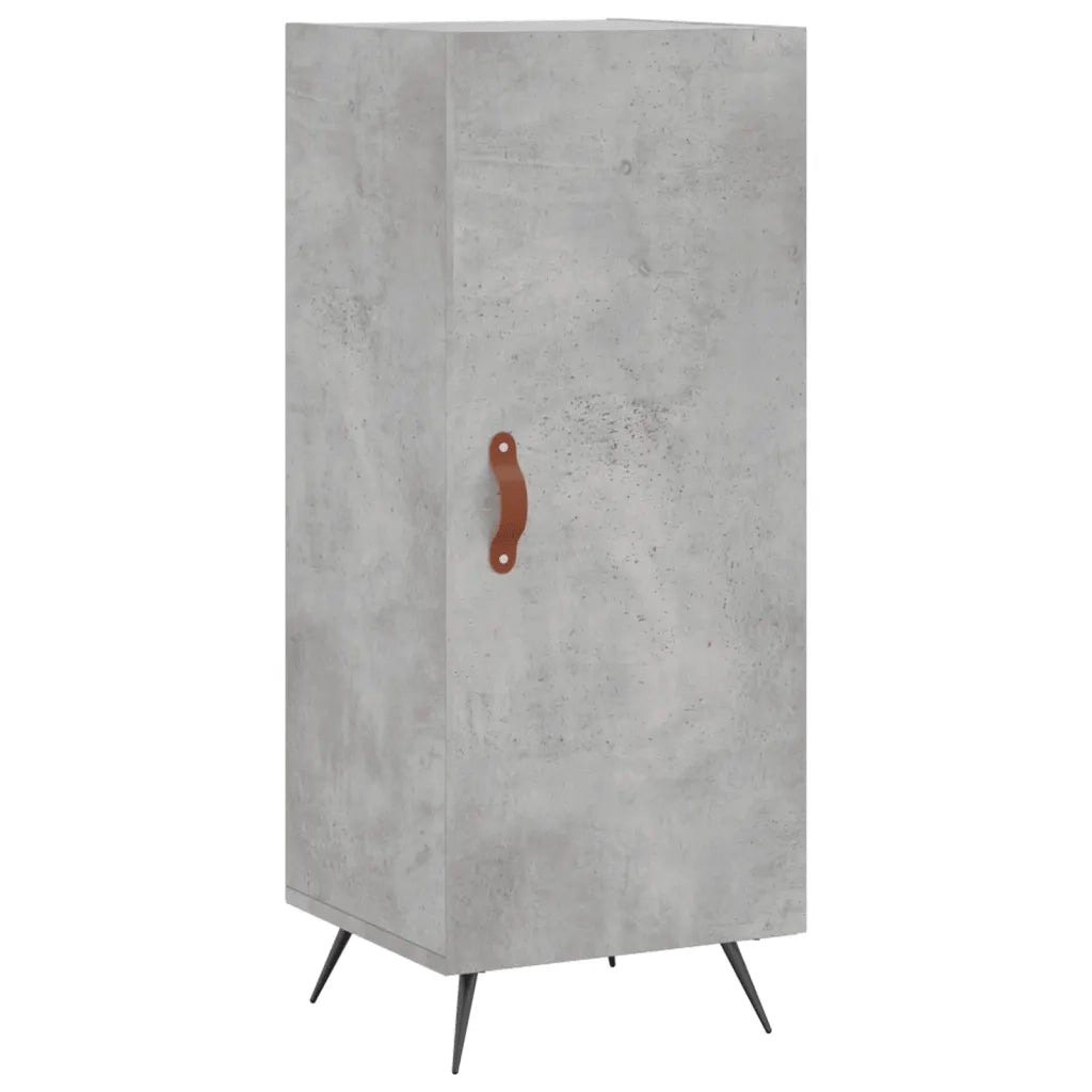 Credenza-Buffet-Armadio da cucina Grigio Cemento 34,5x34x90 cm in Legno Multistrato 420131