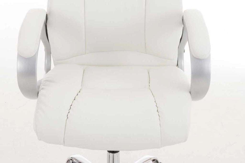 Sedia da ufficio BIG Apoll in similpelle bianco