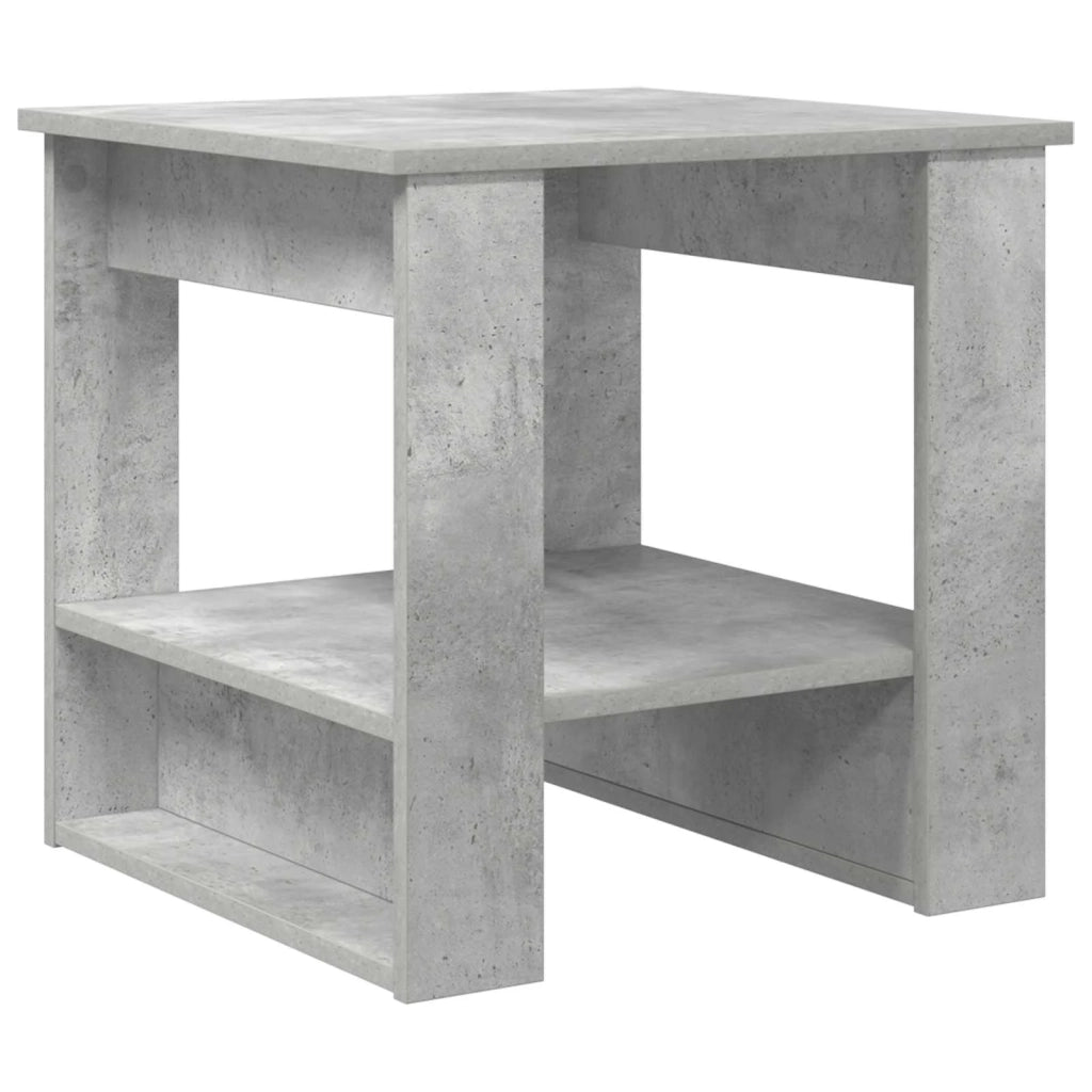 Tavolino da salotto Grigio cemento 51 x 50 x 50 cm 8000199