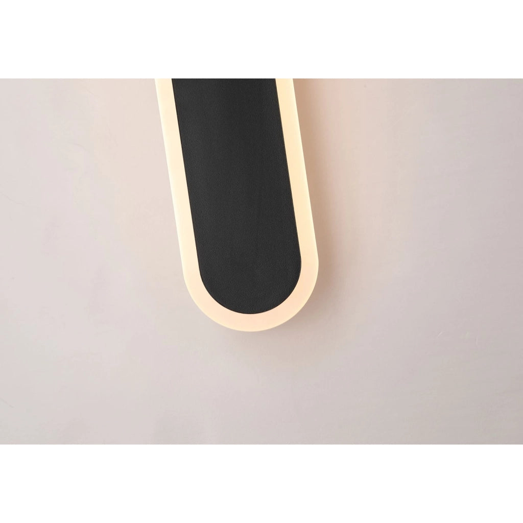Applique da parete per esterni a LED Bordo, lunghezza 900 mm, nero