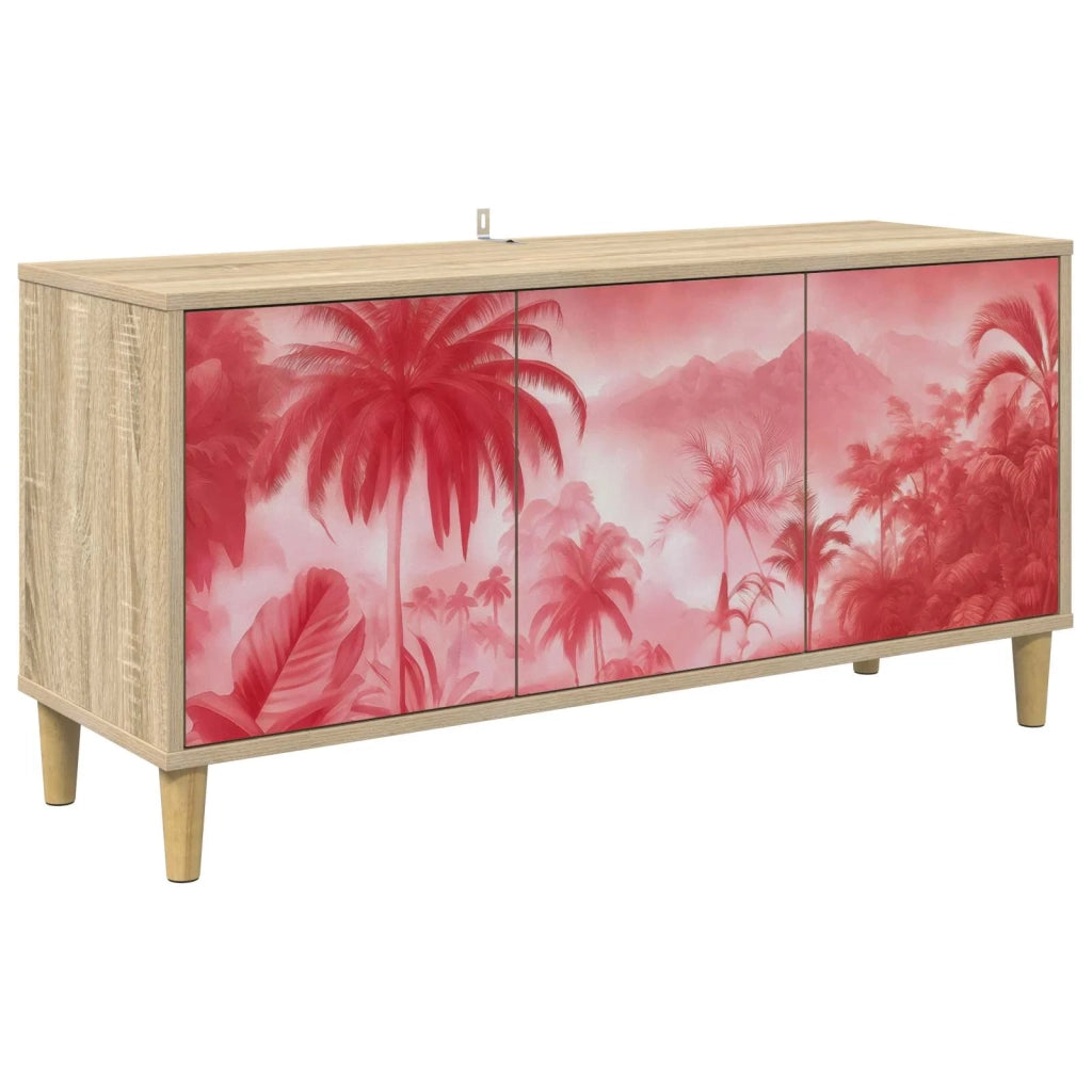 Mobile TV AACHEN 102 x 33 x 50 cm Sonoma Legno ingegnerizzato 8007086