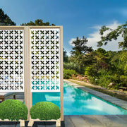 CRUSADES - Separè - Paravento modulabile - 70x190cm - in Legno e PVC Colore: bianco