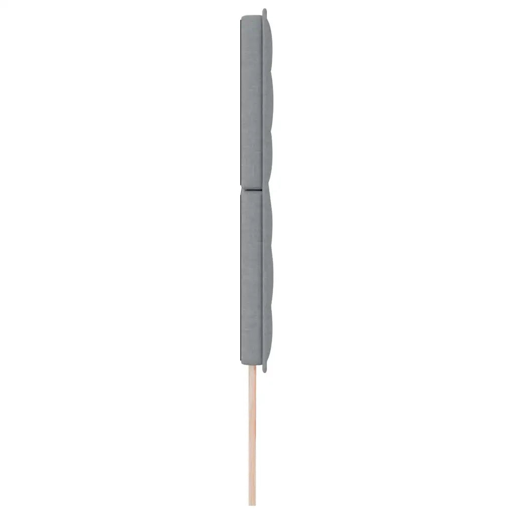 Testiera | Testata Grigio chiaro 200 cm Tessuto