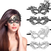 Maschera da Teatro - 4 Pezzi per Donne - Maschere da Festa a Stile Veneziano
