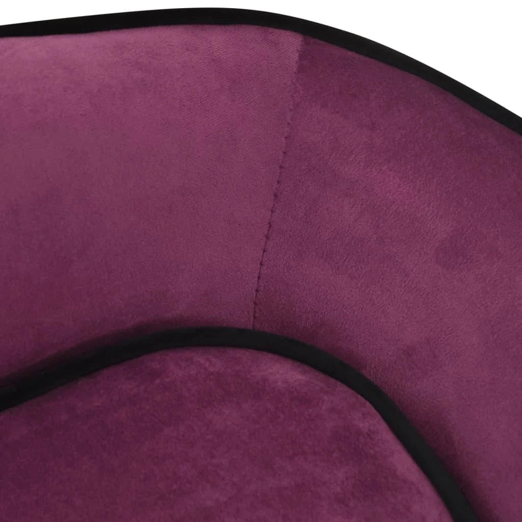 Divano per cani 67 cm in peluche bordeaux 02_0000117