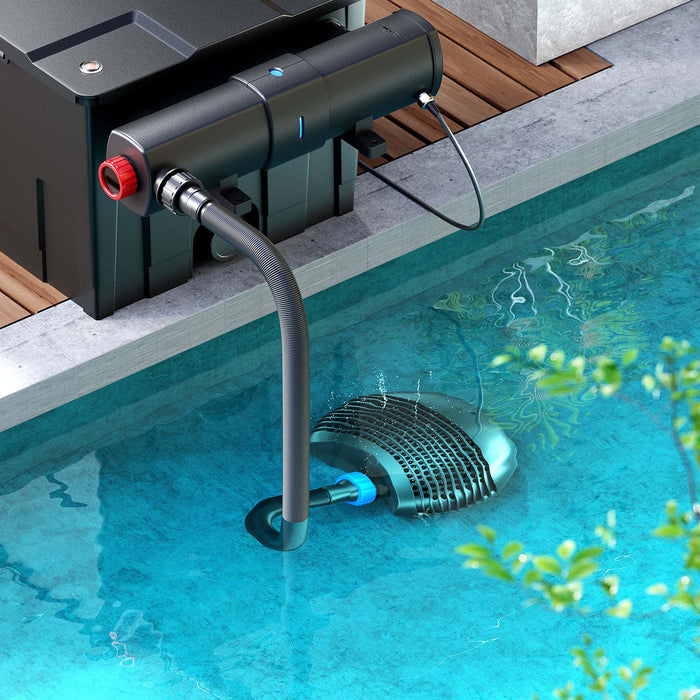 Pompa da laghetto CTF-8000 SuperECO 8000l/h 70W per circolazione e filtrazione acqua