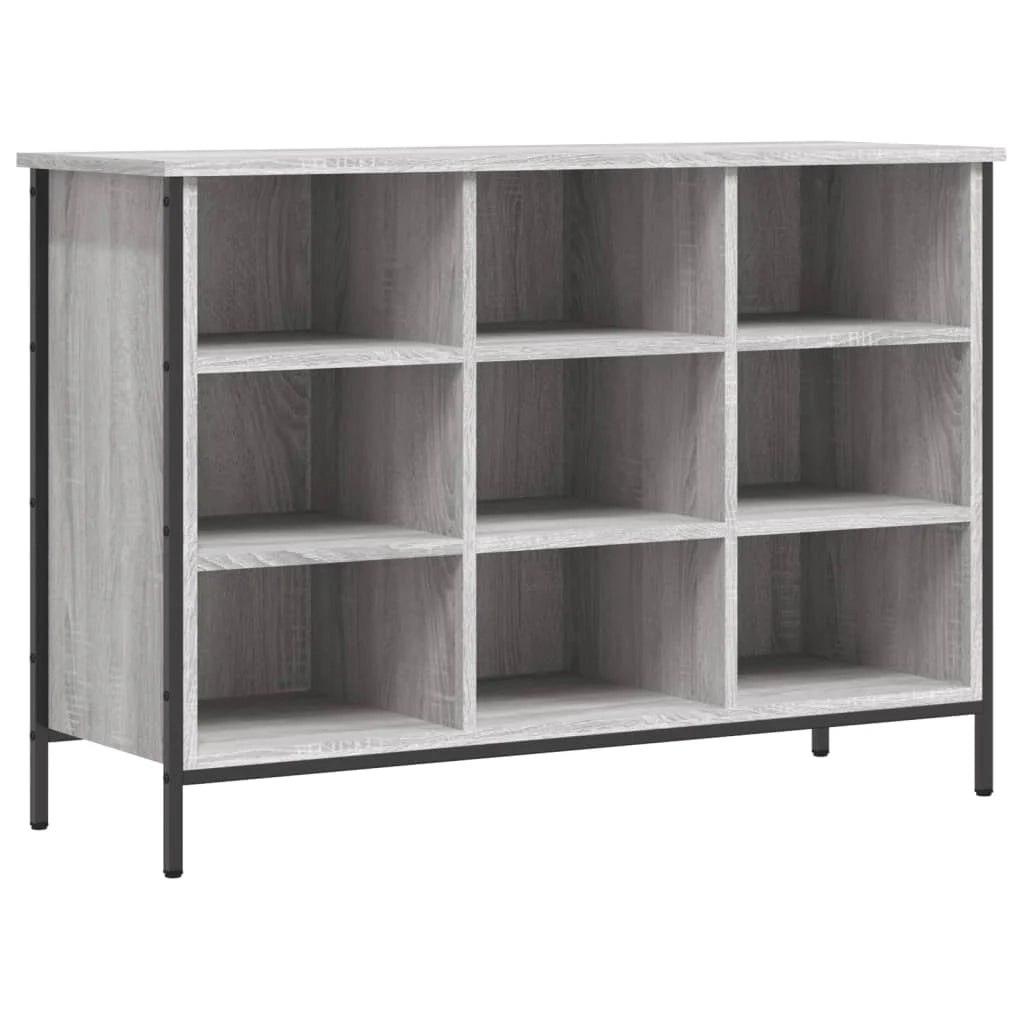 Scarpiera mobile contenitore per scarpe mobile per ingresso/corridoio/soggiorno design Sonoma 100 x 35 x 70 cm legno ingegnerizzato grigio 02_0022043