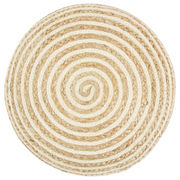 Pouf Lavorato a Mano 45x30 cm in Juta 248073