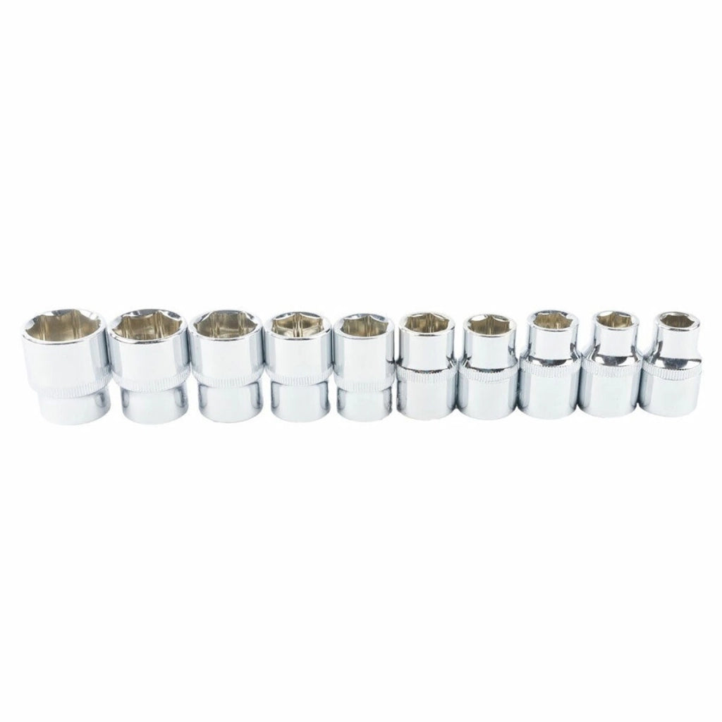 12 CHIAVI BUSSOLA ESAGONALI 1/2 CRICCHETTO PROLUNGA BUSSOLE REVERSIBILE 8-24MM
