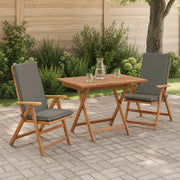 Cuscini Bhair Alto Schienale in 2 Pezzi GEMERT 2 pcs Grigio 945891