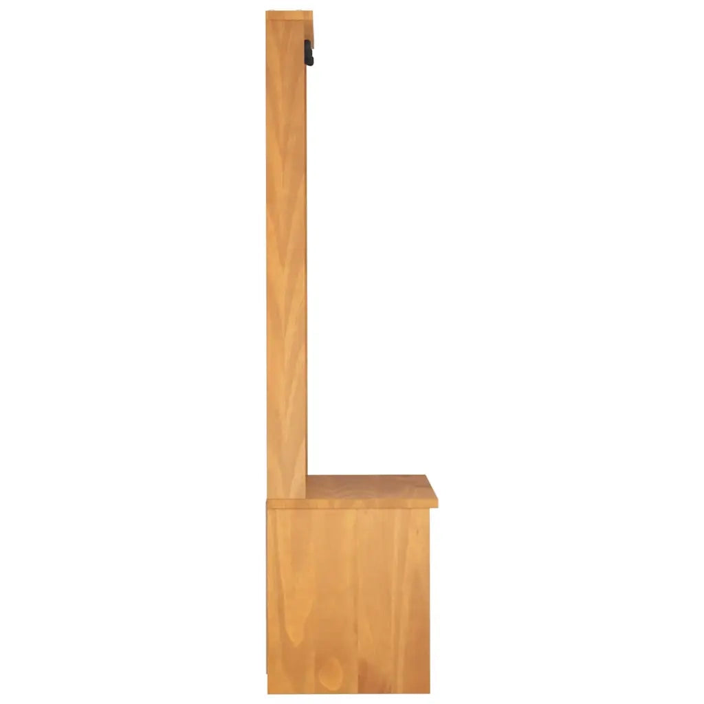 vidaXL Albero da Ingresso SANDNES 87x40x159,5 cm in Legno di Pino