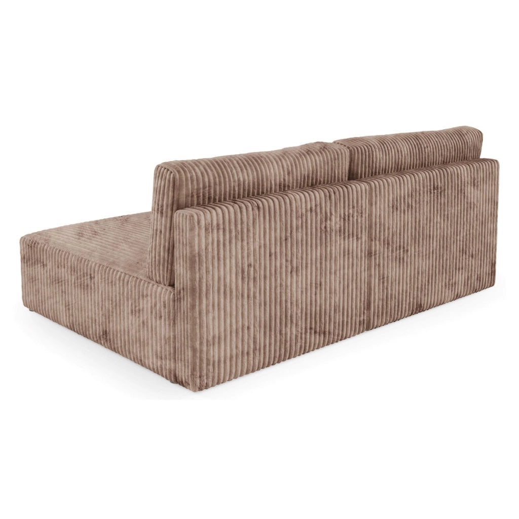 Pergola, Divano Letto con Penisola Contenitore, 210x149 cm Beige