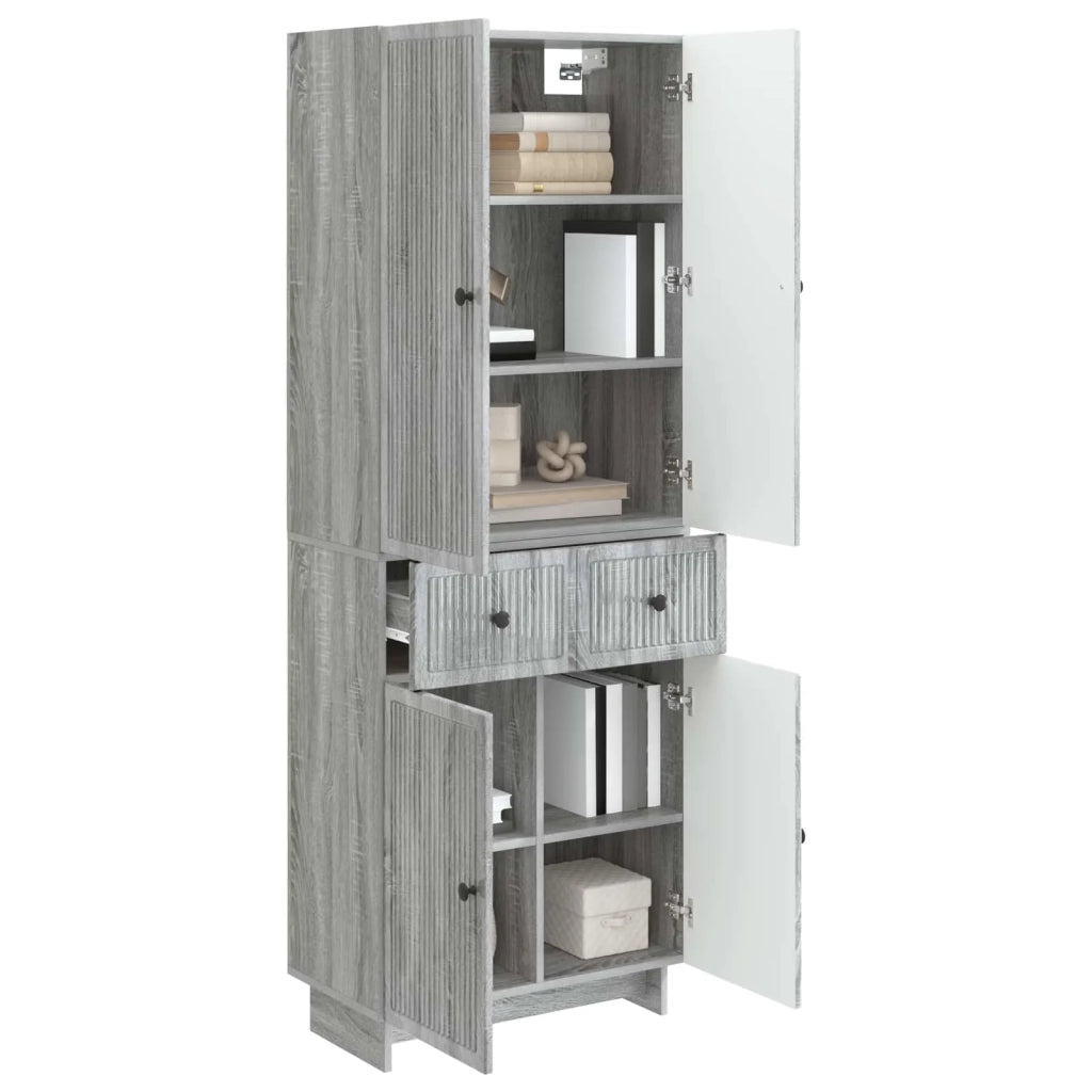 Set di armadi 2 pcs 66 x 34,5 x 90 cm Legno ingegnerizzato