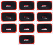 Set di riparazione di cintura - 10 pezzi - 70 x 120 mm - Gomma di alta qualità - Riparazione rapida - Resistente agli urti - Miglioramento della comodità di guida - Patch di cintura