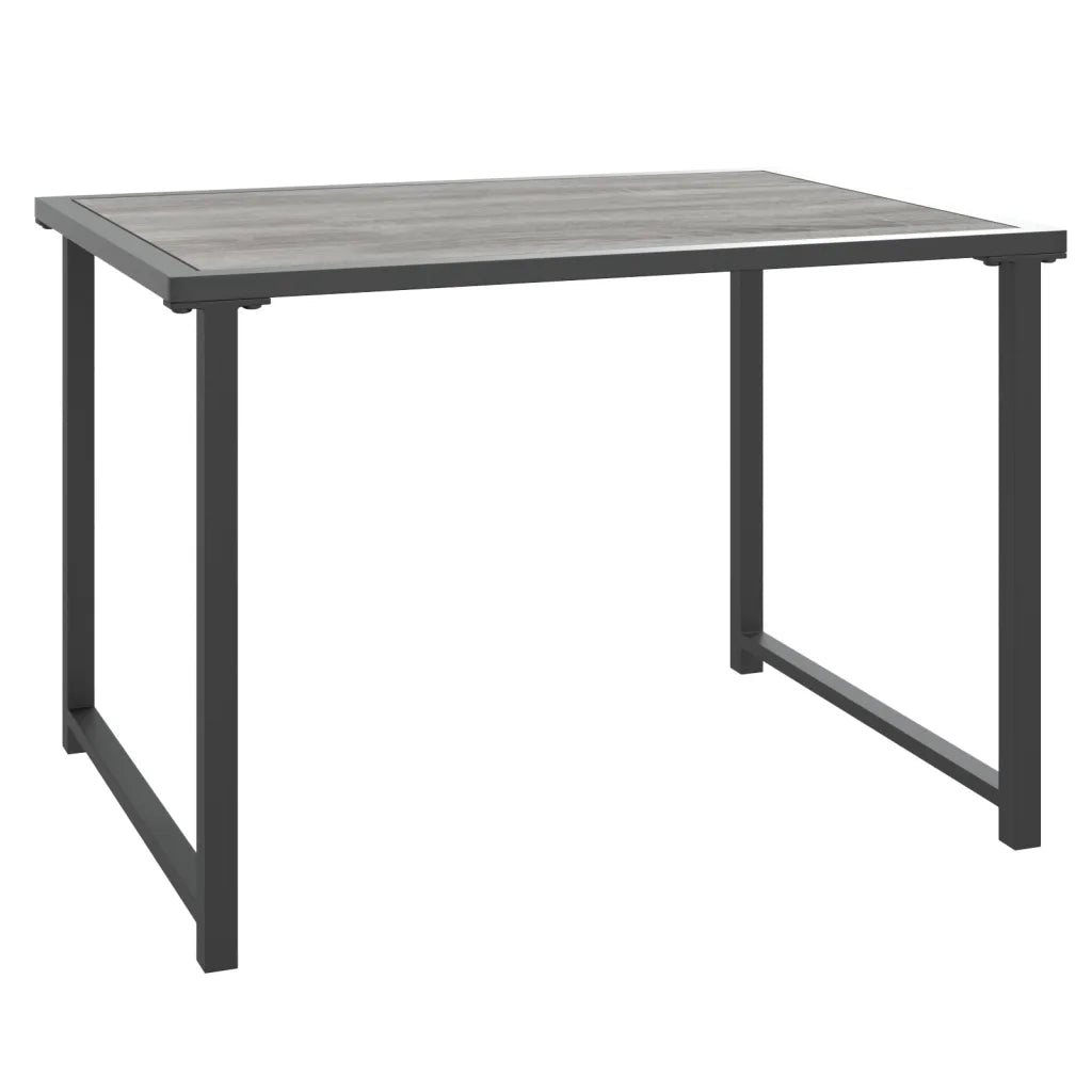 Tavolo da Giardino | Tavolino da esterno Antracite 55x40x37 cm Acciaio