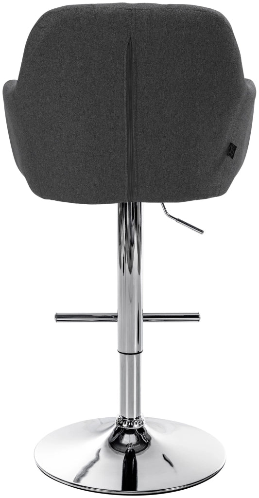 Barhocker Natoma Stoff chrom