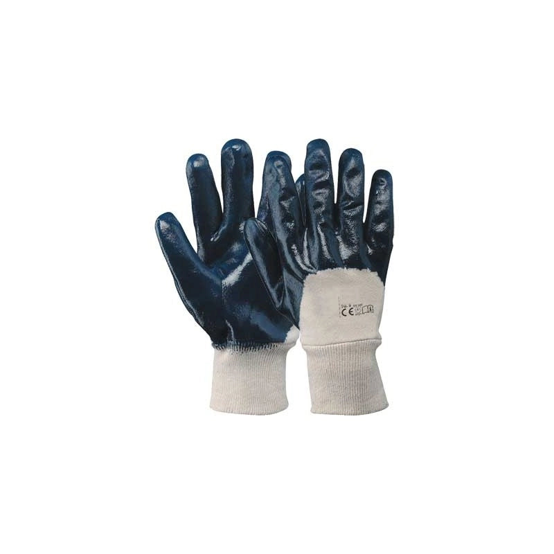 GUANTO COTONE/IMPREGNATO NBR CON POLSINO Tg. 10 - 12 paia