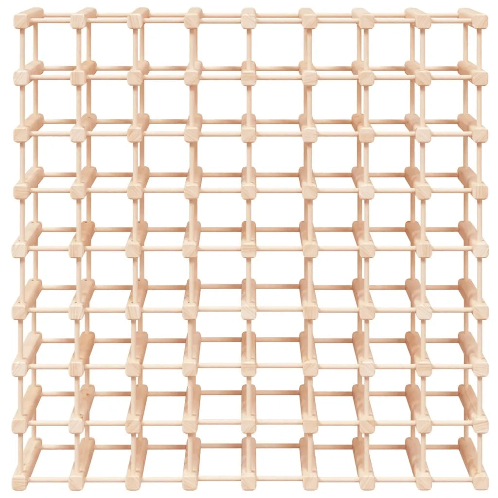 Portabottiglie Vino 72 Bottiglie 90,5x23x90,5 cm Massello Pino 353753