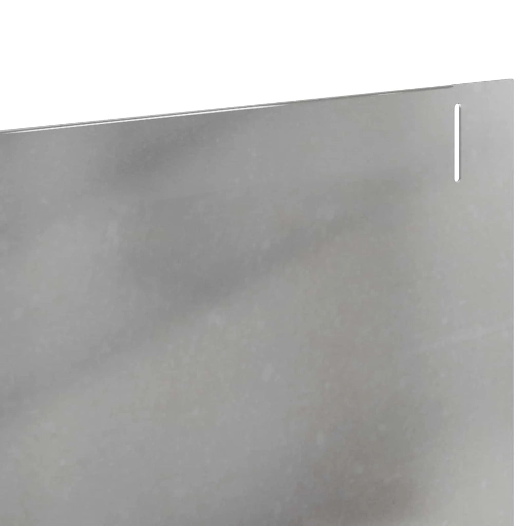 Bordura per Prato 20 pcs 102 x 15 x 4 cm Acciaio Argento 8008776