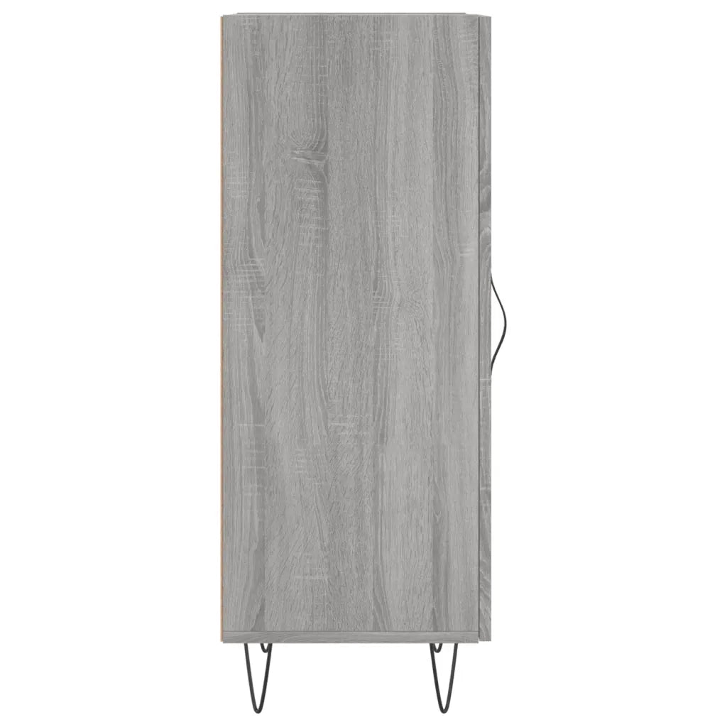 Credenza | Madia | Buffet da pranzo | Armadio da pranzo Grigio Sonoma 34,5x34x90 cm in Legno Multistrato